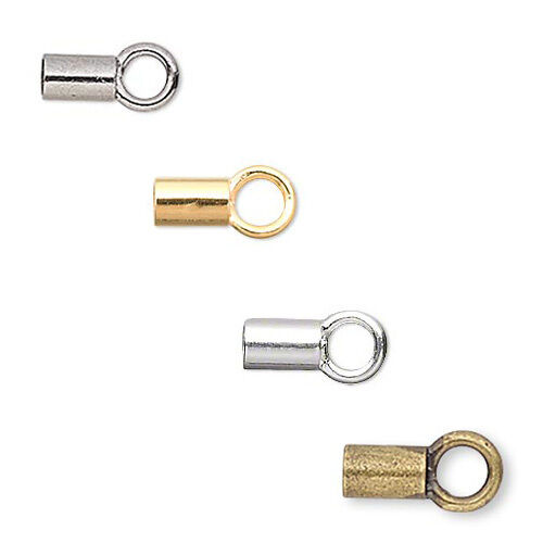 Crimp Tube, Gold Plated 2x2mm Crimping Beads with 1.27mm ID Approximately  400